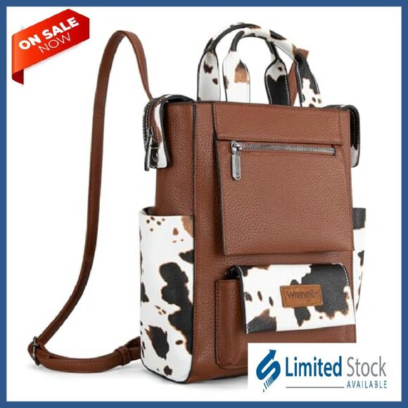 Vegan Leather Convertible Anti-Theft Backpack Purse Adjustable Strap main image 6